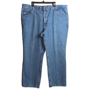 Lee Regular Fit Jeans Mens 46x30 Medium Wash Straight Leg 100% Cotton High Rise